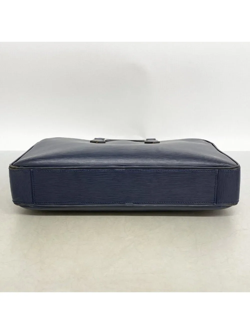 Louis Vuitton Business Epi Dandy Briefcase MM Blue Marine
